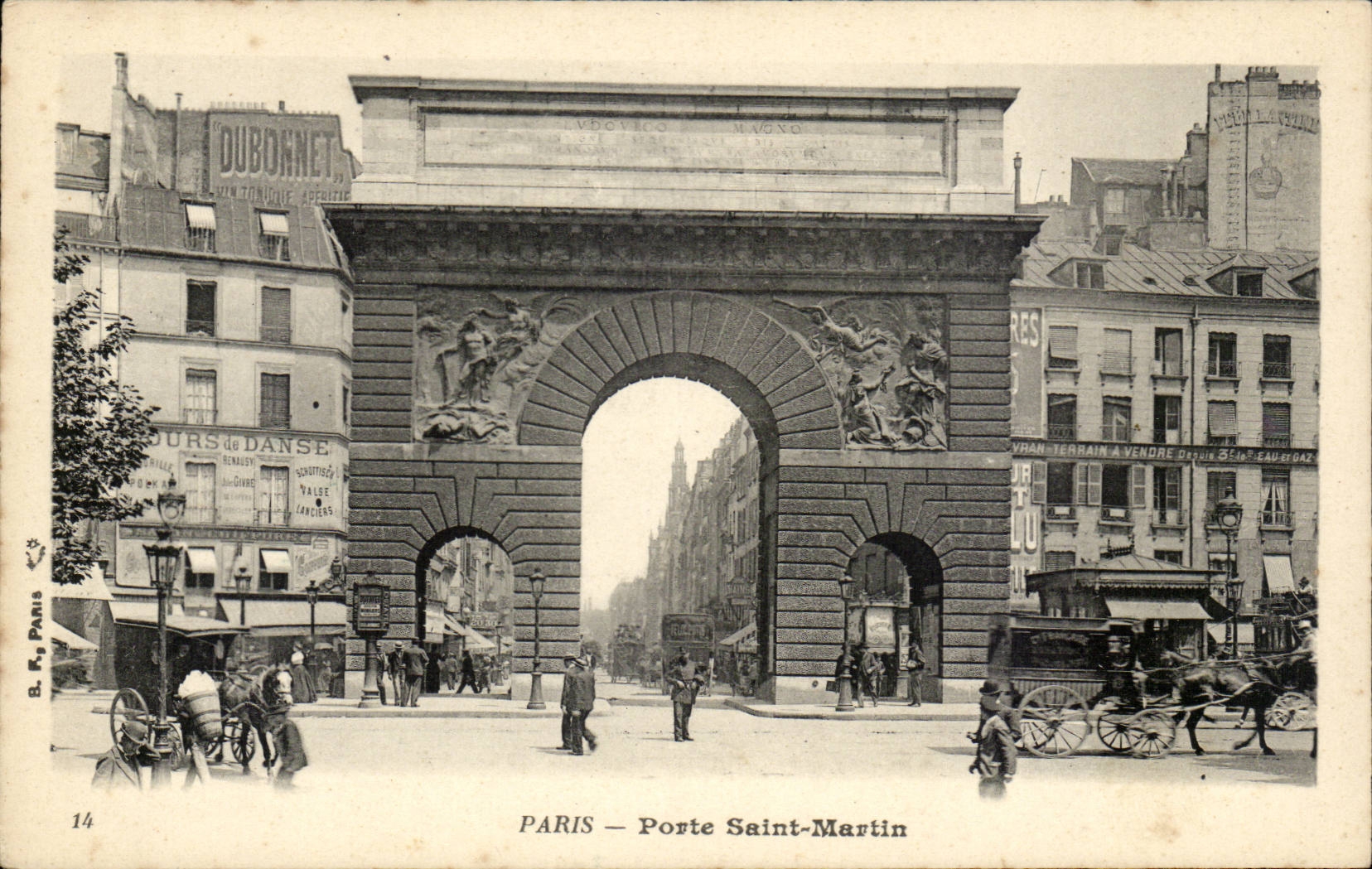 Paris CPA Gate Saint Martin
