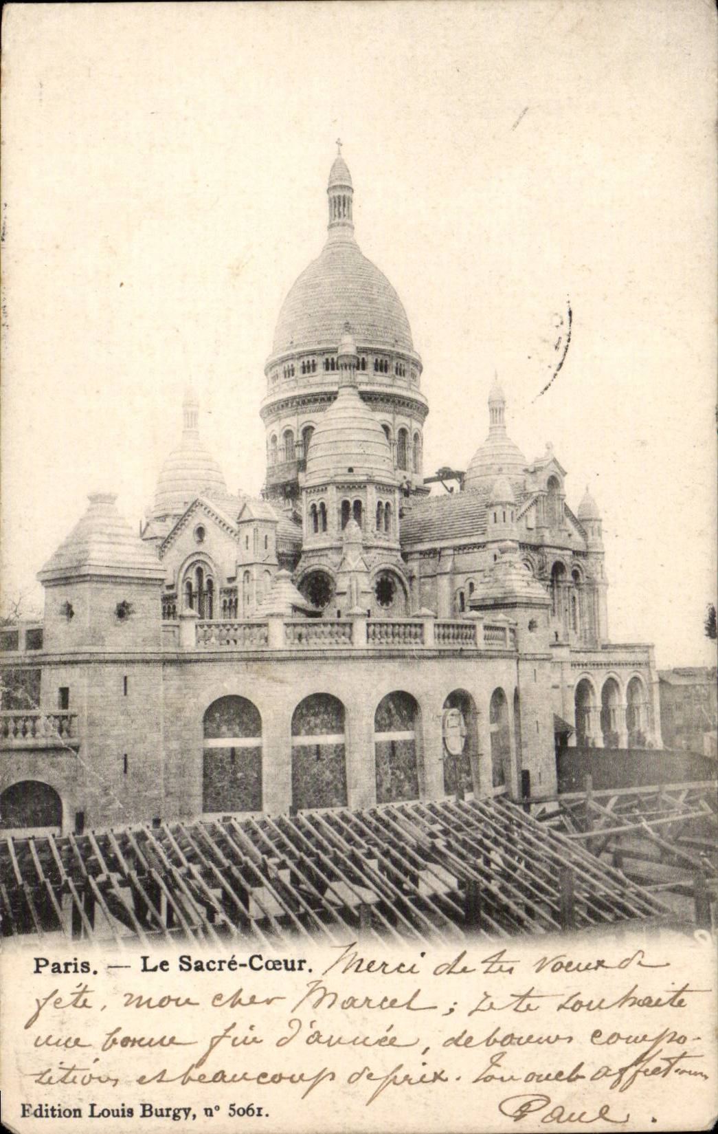 Paris CPA Le Sacre Coeur Montmartre