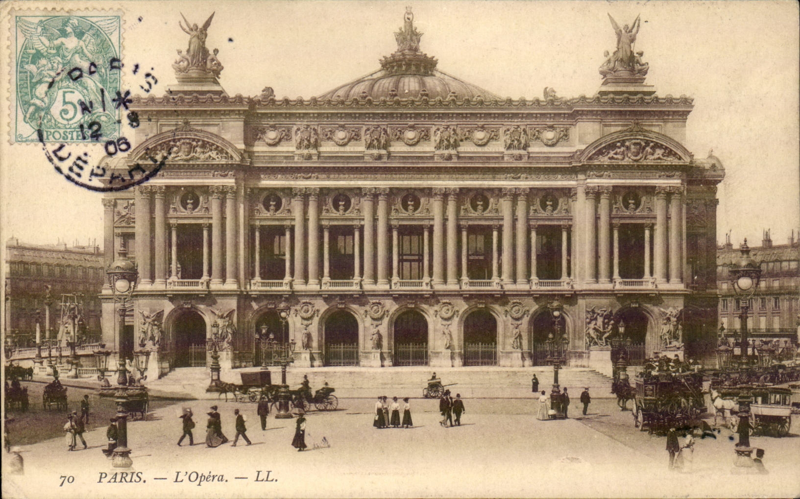 Paris CPA the opera