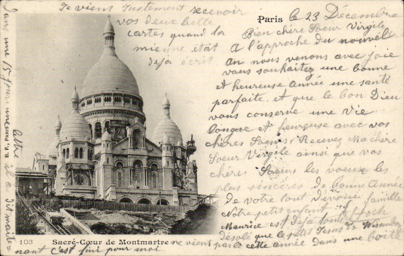 Paris CPA Le Sacre Coeur de Montmartre