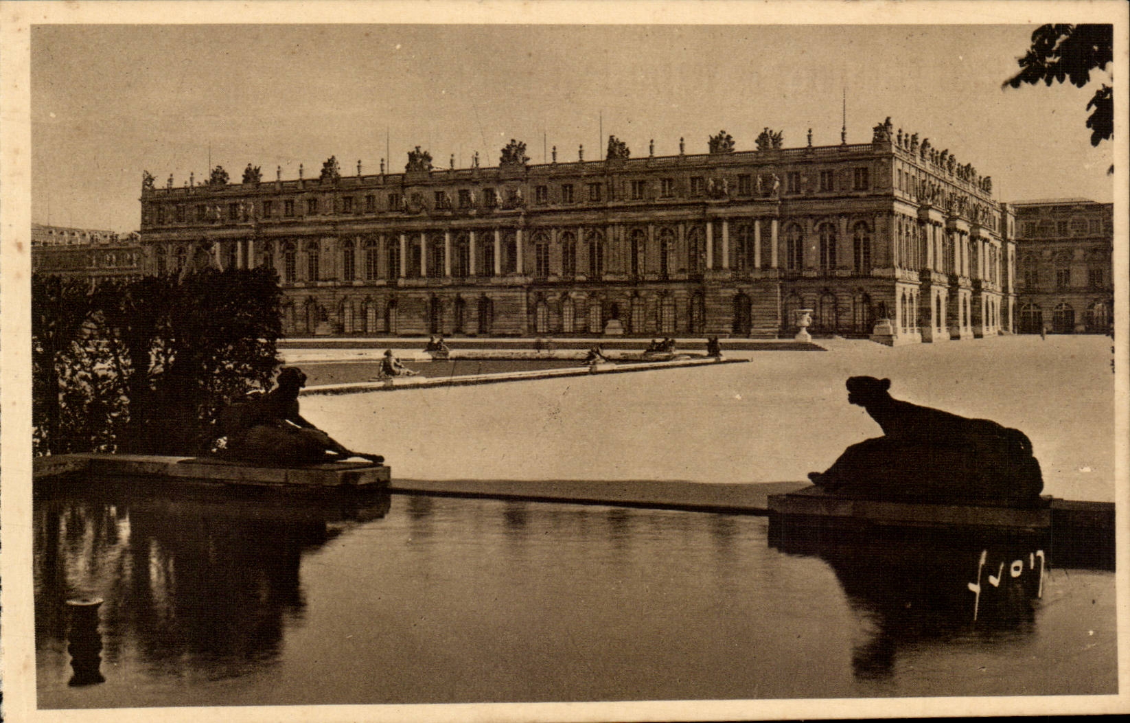 Versailles CPA the palate seen of the cabinet of the point of the day