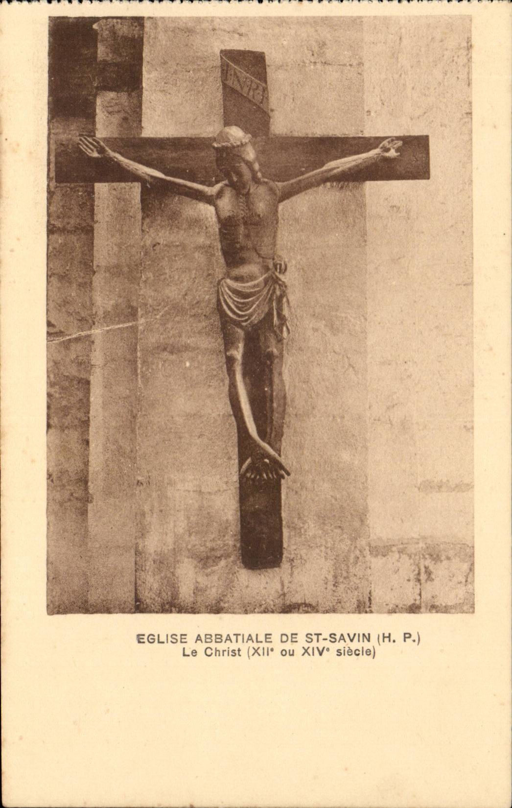 Str Savin CPA die Abteikirche Christ