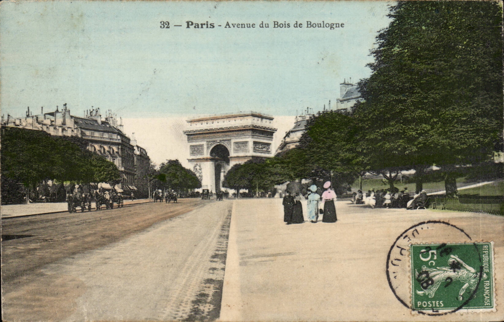 Paris CPA Which occurred of the Bois de Boulogne