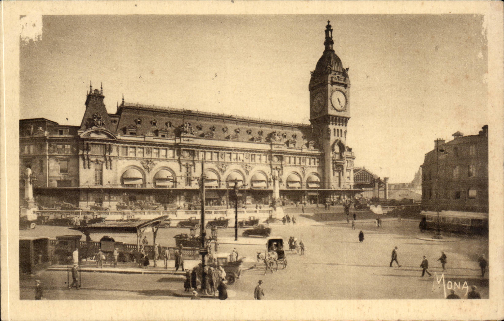 Bahnstation Paris-CPA der Lyon-Eisenbahn von Wetten hat Lyon und das Mittelmeer