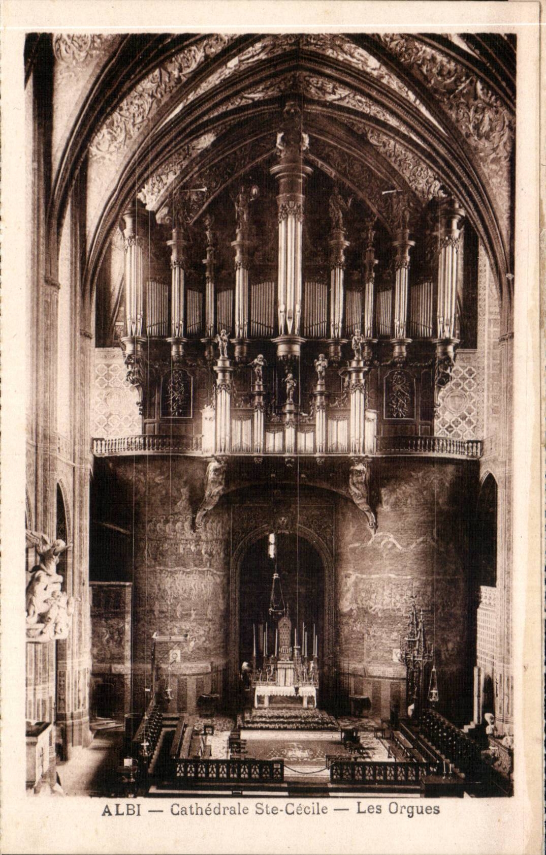 CPA Albi das Kathedrale Sainte Cecile Organ