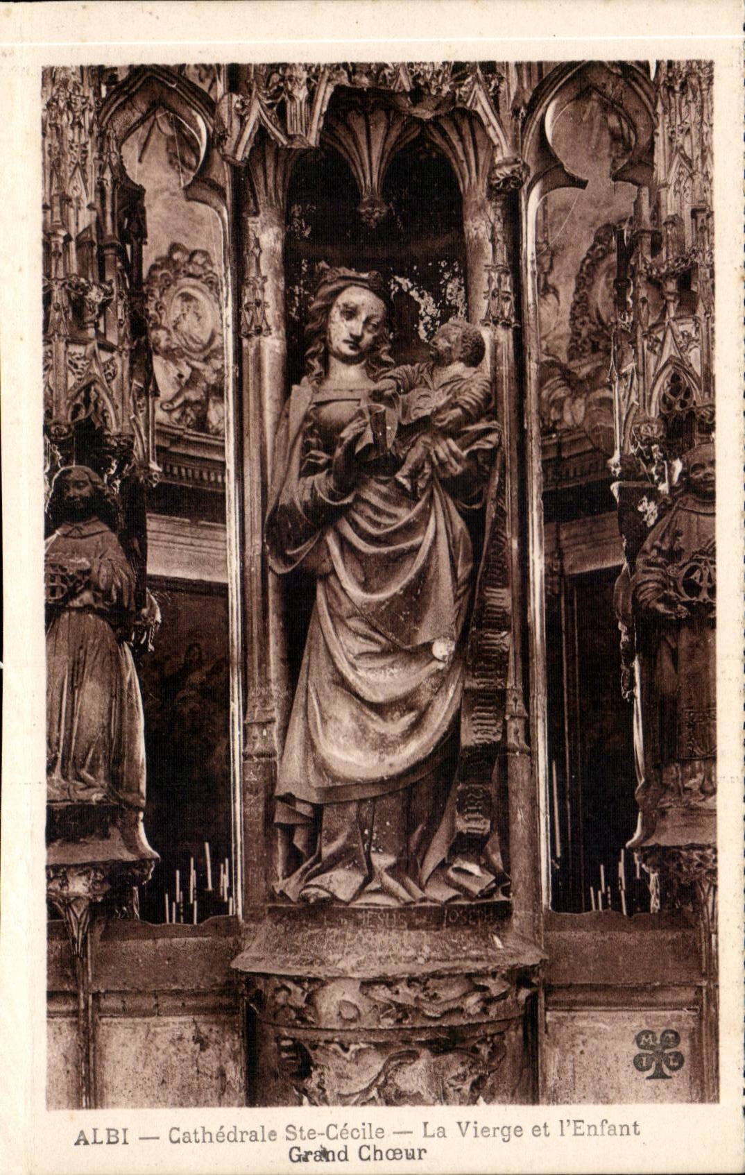 CPA Albi die Kathedrale Co Cecile die Jungfrau und der grosse Chor des Kindes