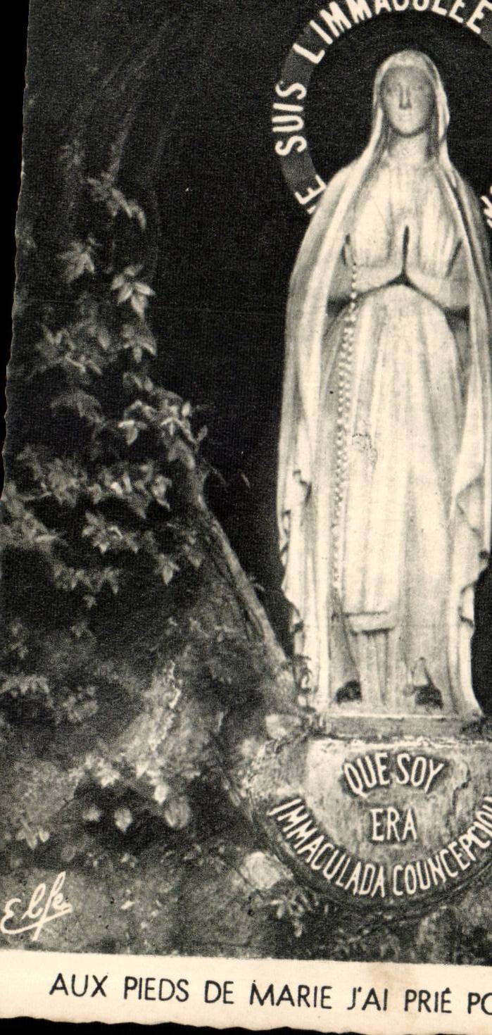 CPA Lourdes With the feet of Marie I have request for you