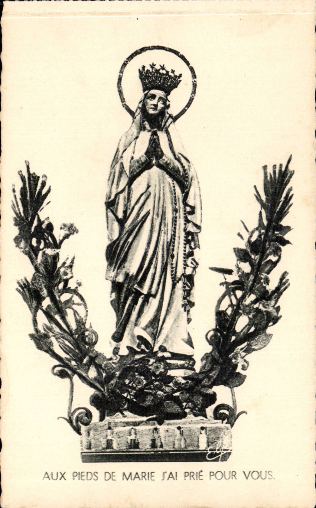 CPA Lourdes With the feet of Marie I have request for you