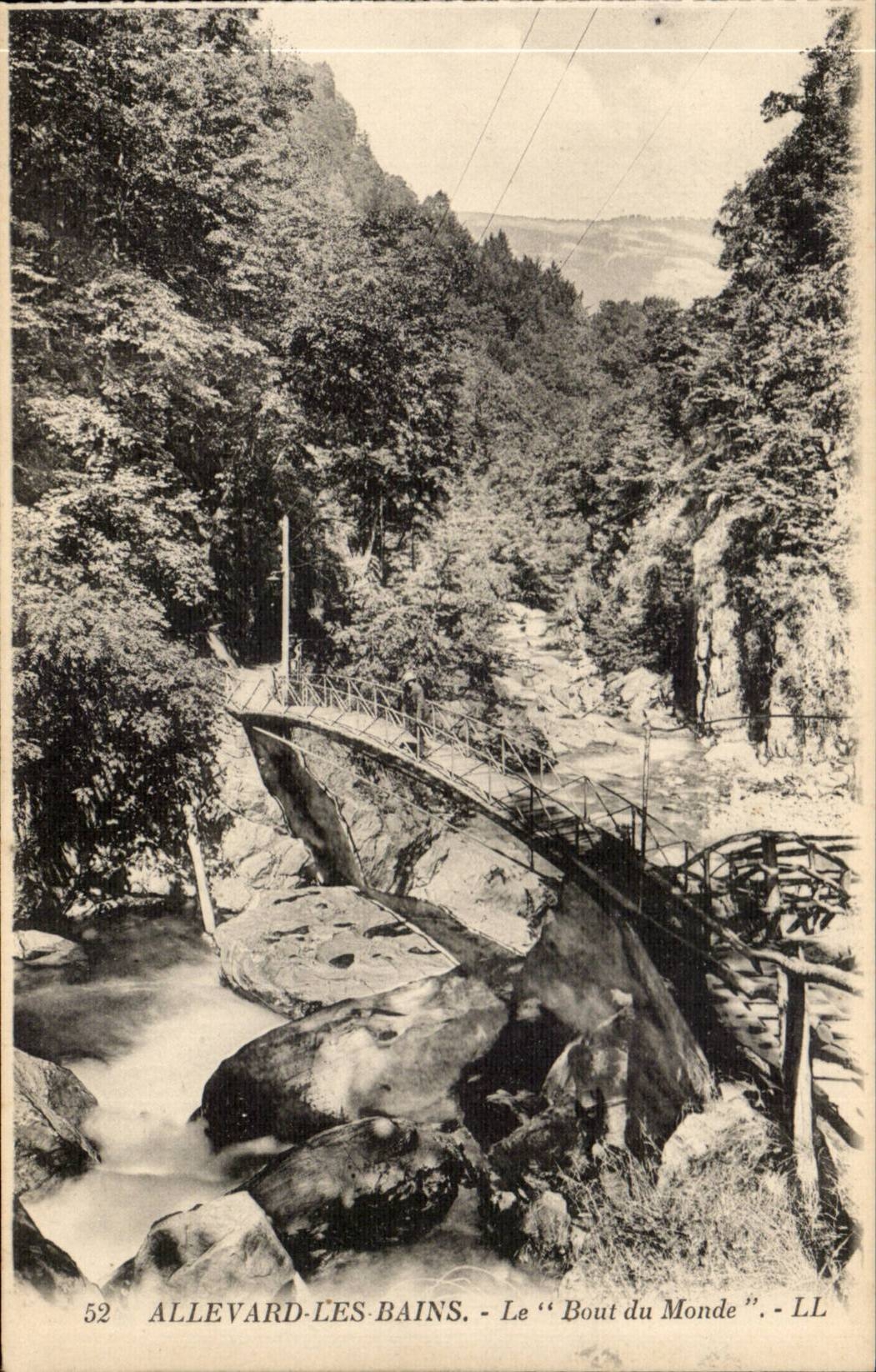 CPA Allevard les Bains the end of the world