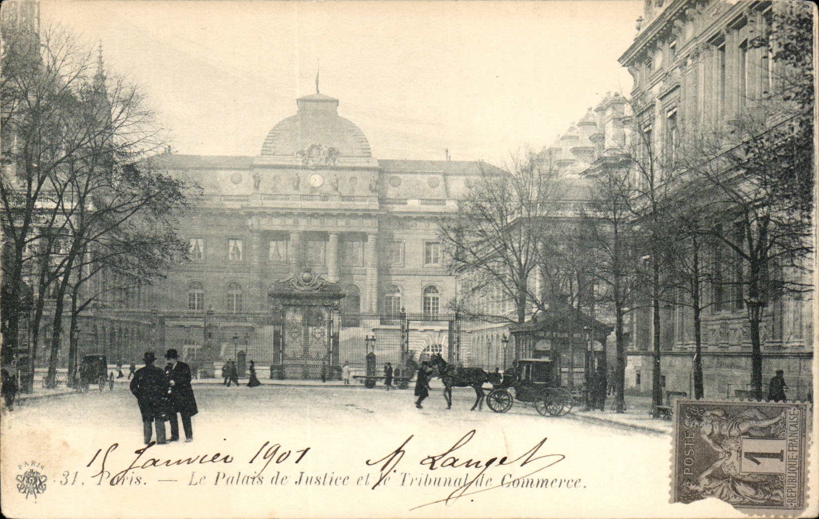 CPA Paris Palais de justice et le tribunal de commerce