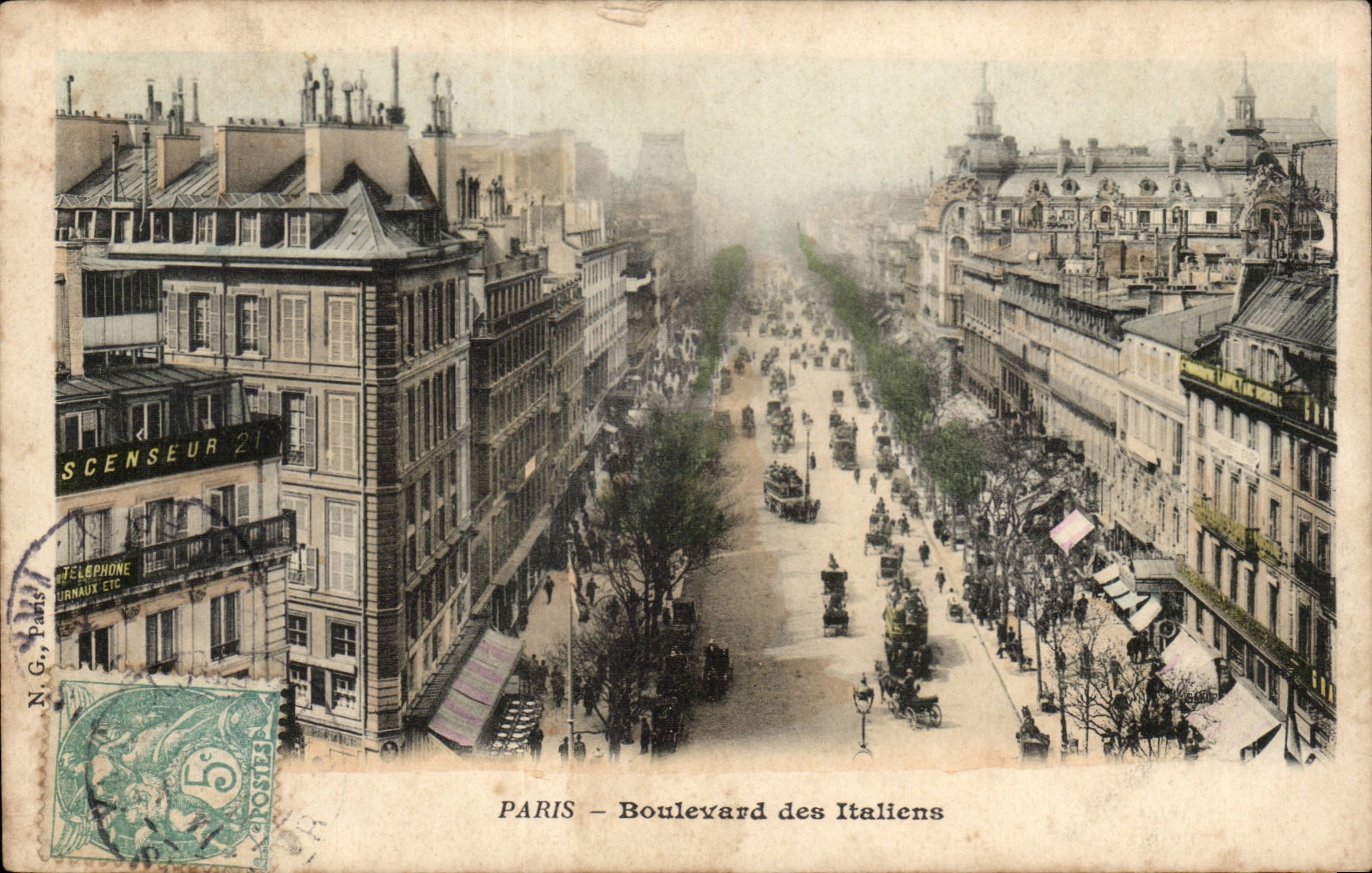 CPA Paris Boulevard des Italiens