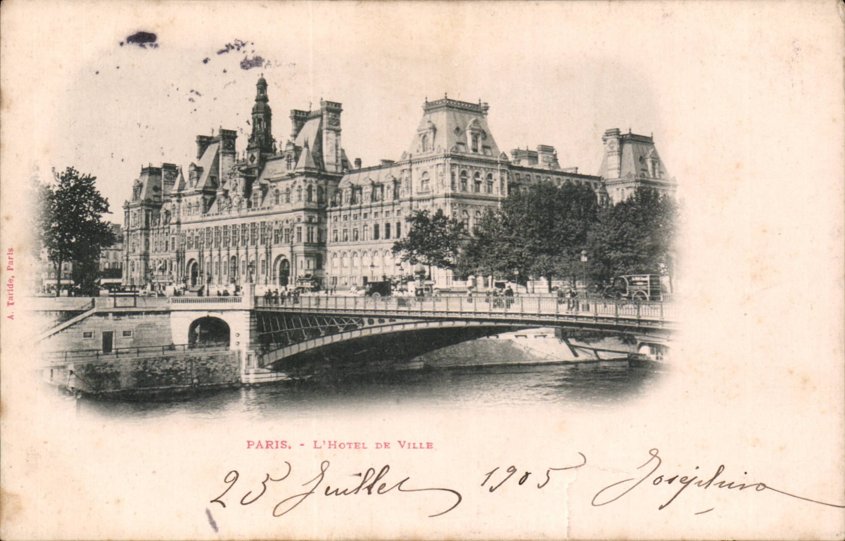 CPA Paris L'hotel de ville