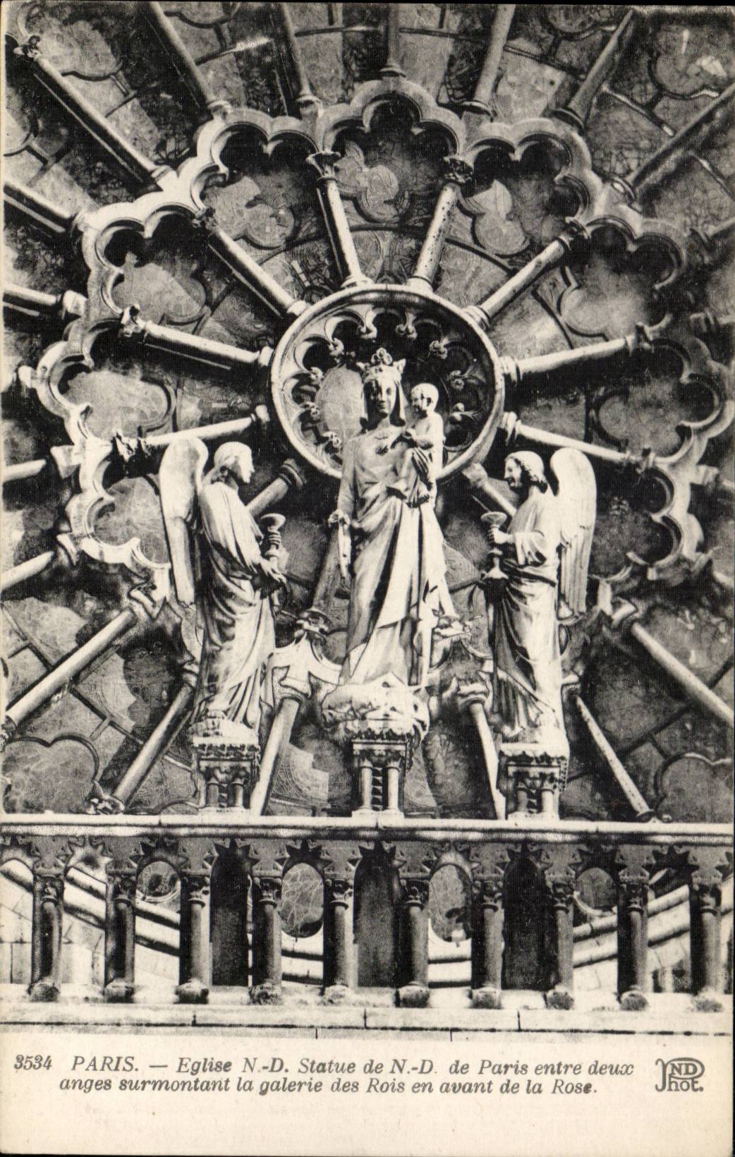 CPA Paris Notre Dame Eglise 