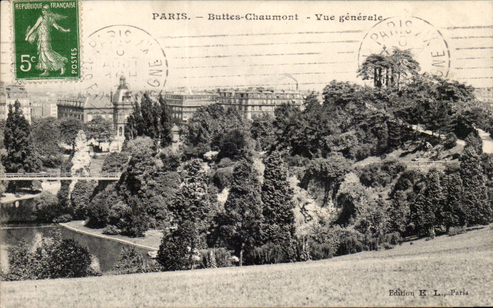 CPA Paris Chaumont Hillocks View