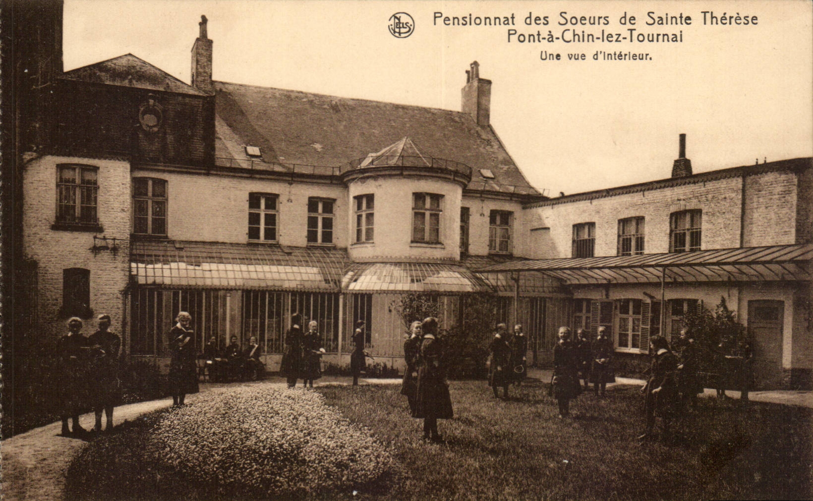 Belgique CPA Pensionnat des soeurs de Sainte Therese Pont a Chin les Tournai Une vue interieure