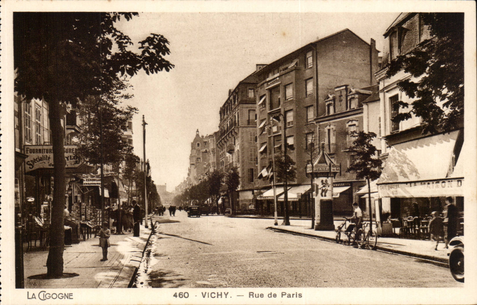 Vichy CPA Rue de Paris