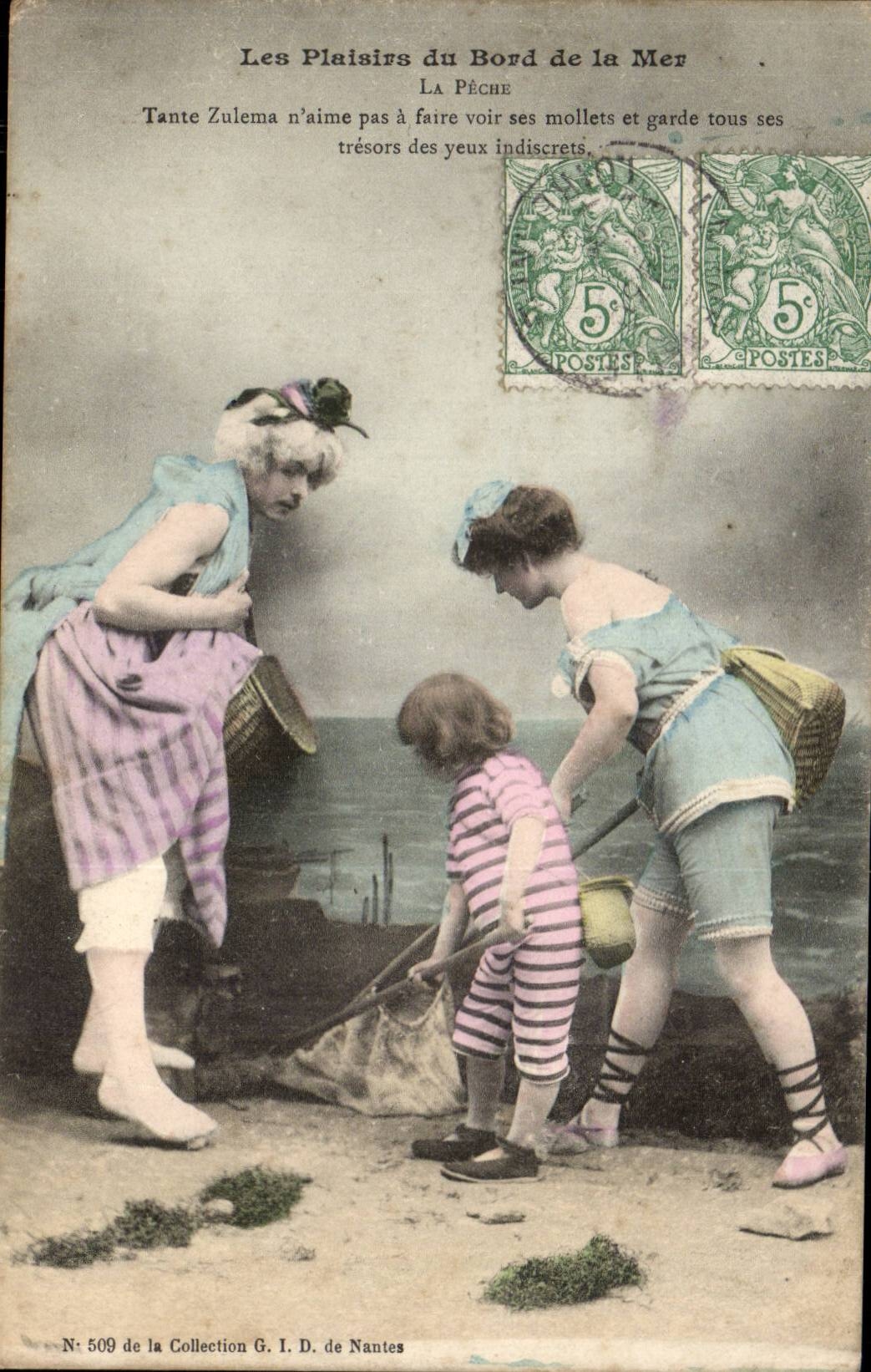 CPA Fantasy pleasures of the edge of the sea Fishing