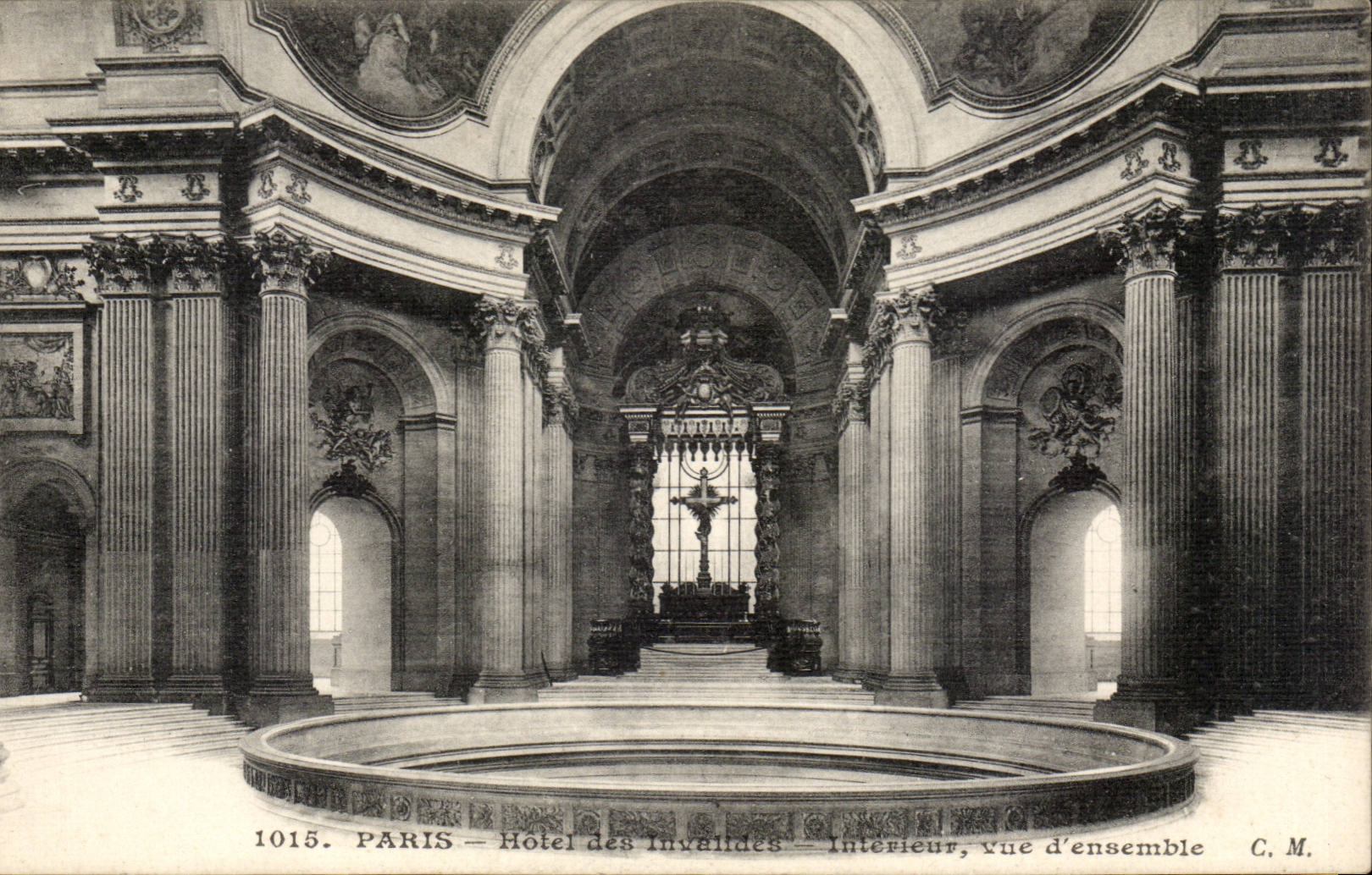 Paris CPA Hotel of Invalides Interior the overall picture