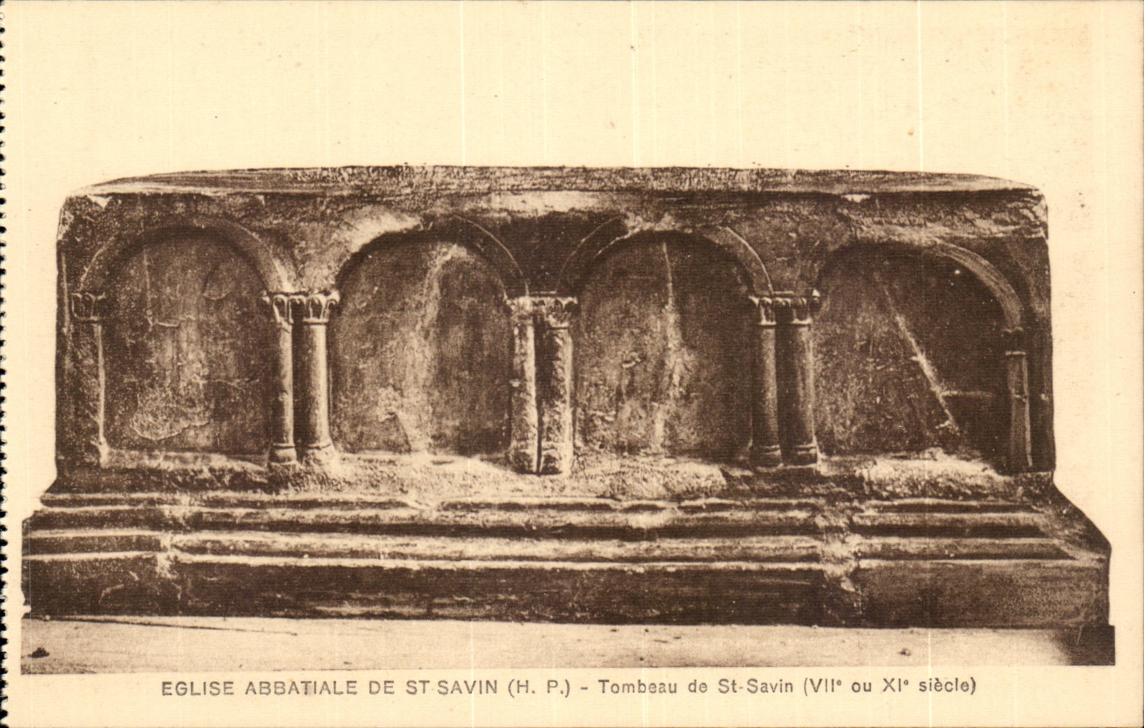 Str Savin CPA das Abteikirche Grab von Str Savin