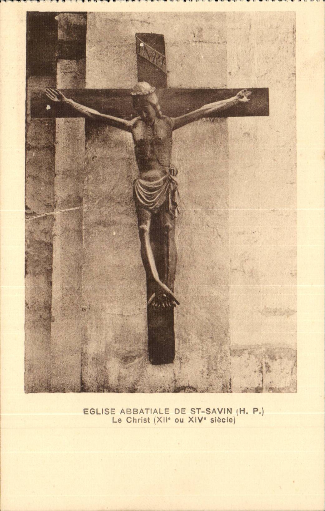 Str Savin CPA die Abteikirche Christ