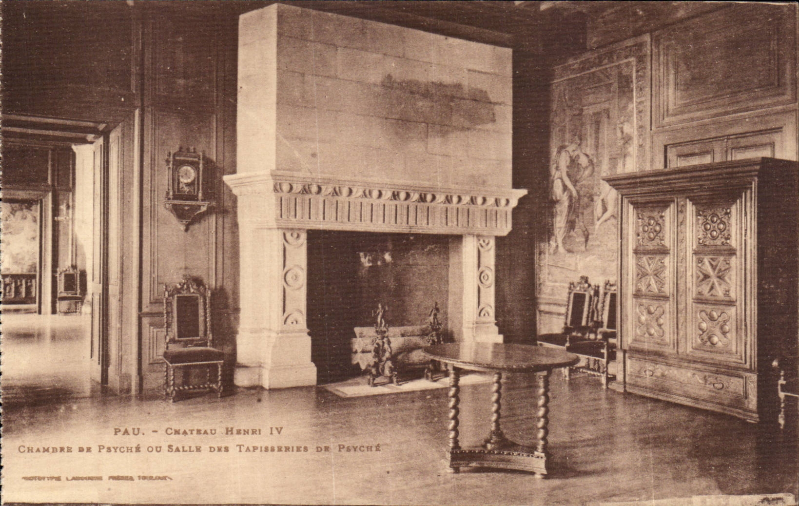 Albi-CPA Raum Schloss-Henri-IV der Psyche oder Raum der Tapisserien von Pscyhe