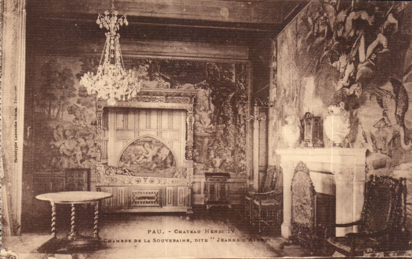 Albi CPA Castle Henri IV Room of sovereign the known as Jeanne d' Albert
