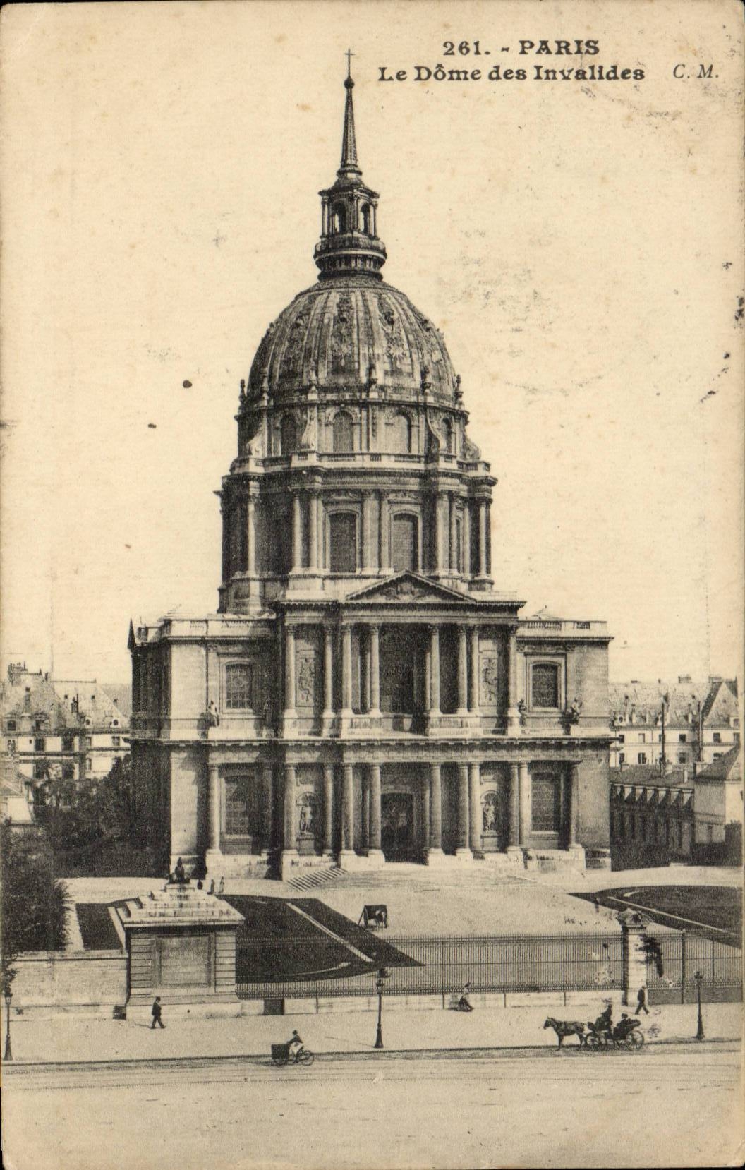Paris CPA Dome of Invalides