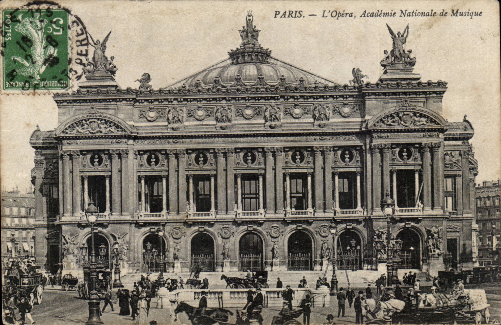 Paris CPA L'opera Academie Nationale de musique