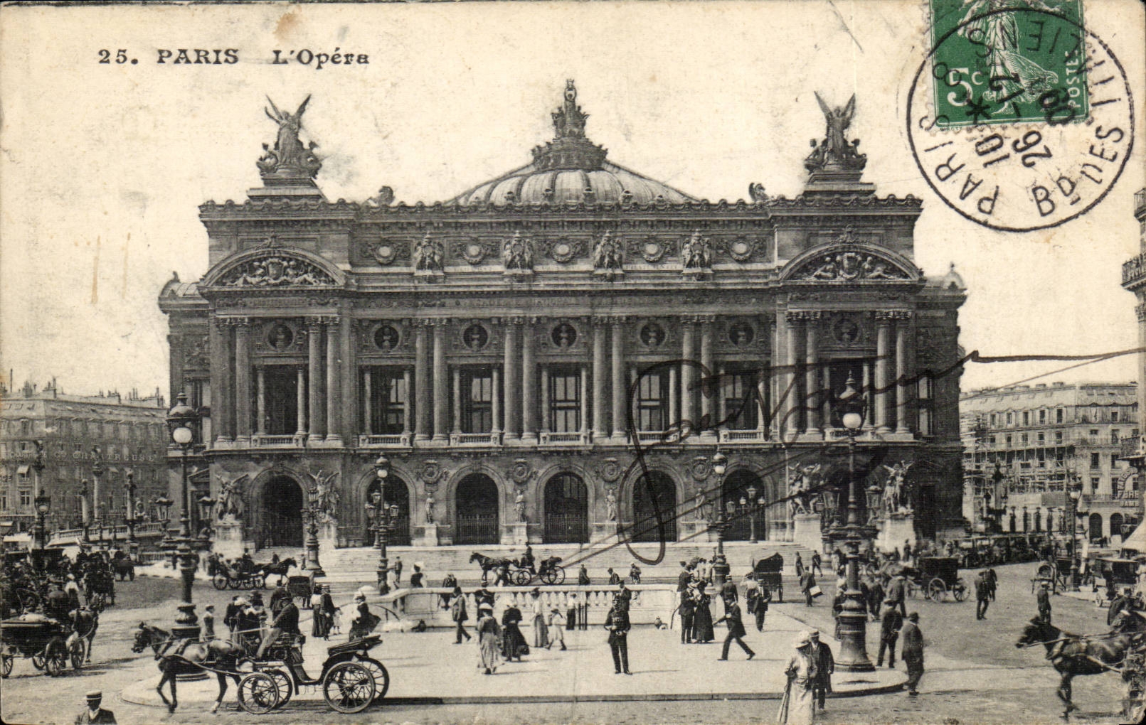 Paris CPA L'opera Academie Nationale de musique