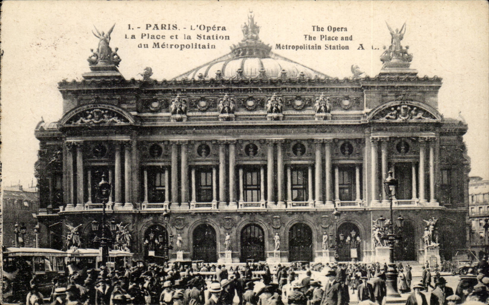 Paris CPA L'opera Academie Nationale de musique