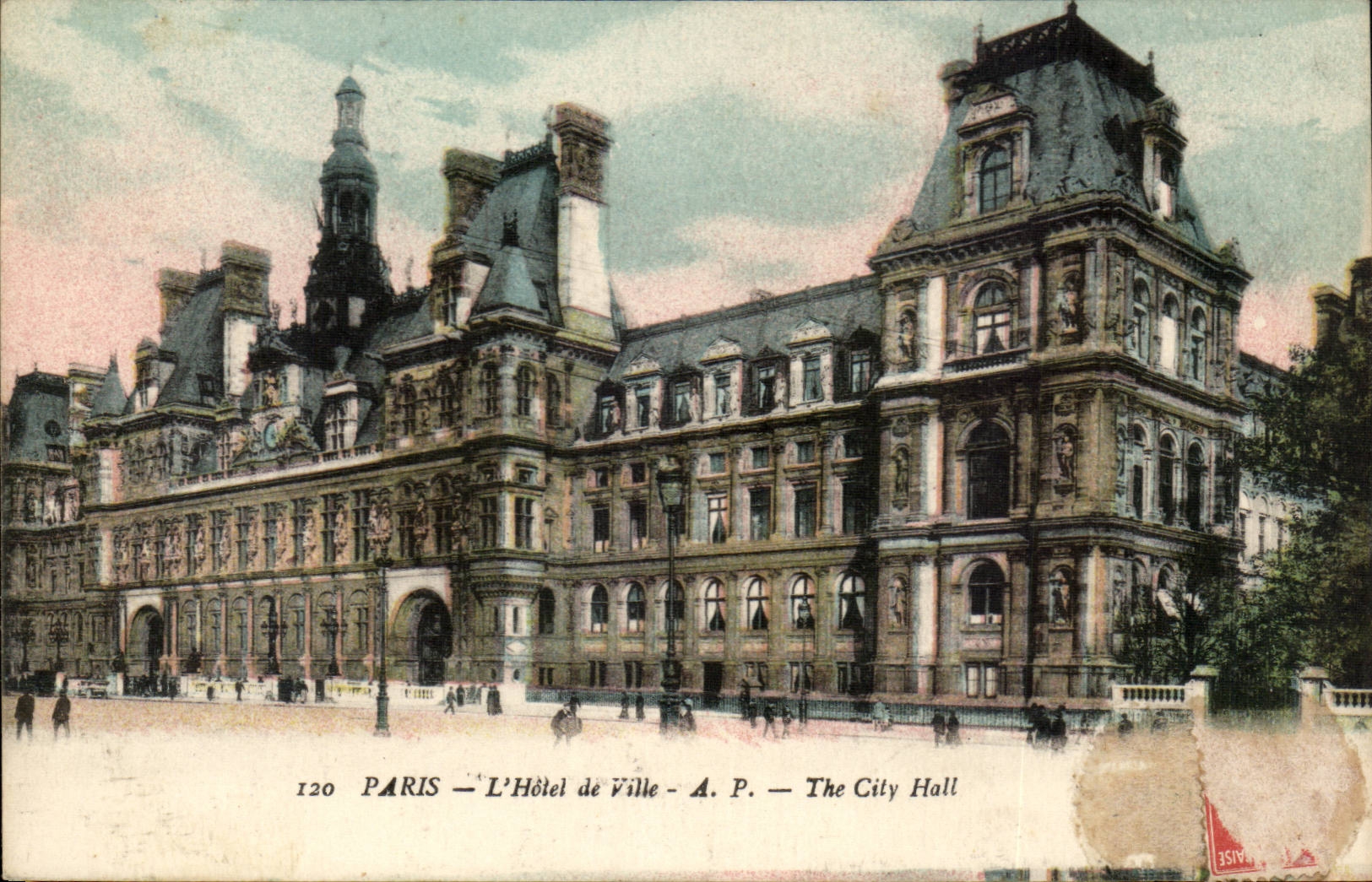 Paris CPA Hotel de ville 