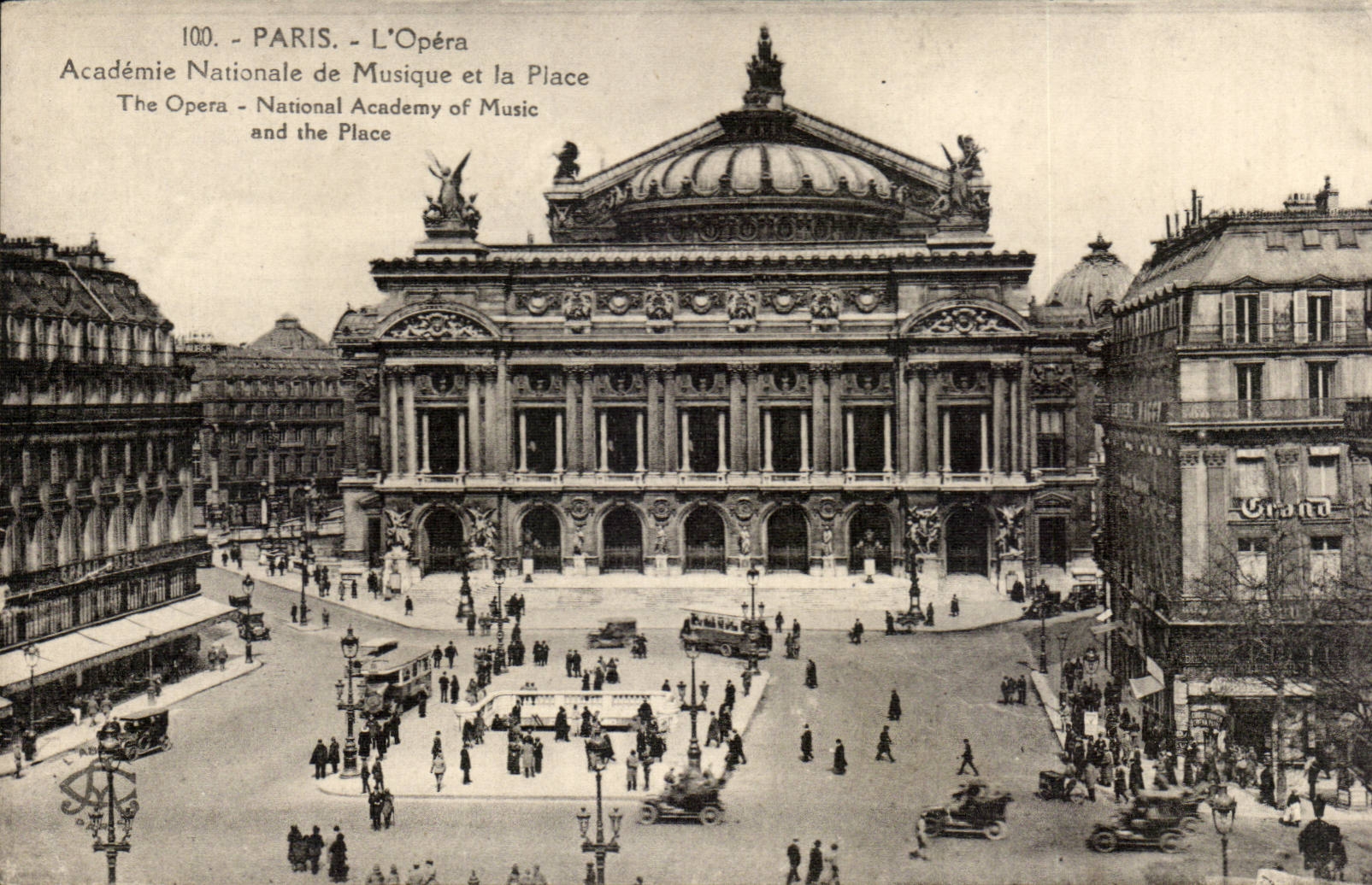 Paris CPA L'opera academie nationale de musique