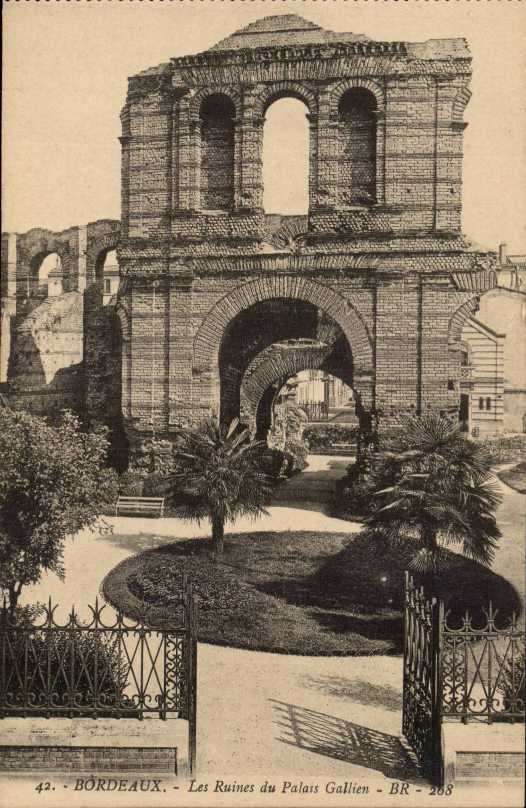 Bordeaux CPA ruins of the Galien palate