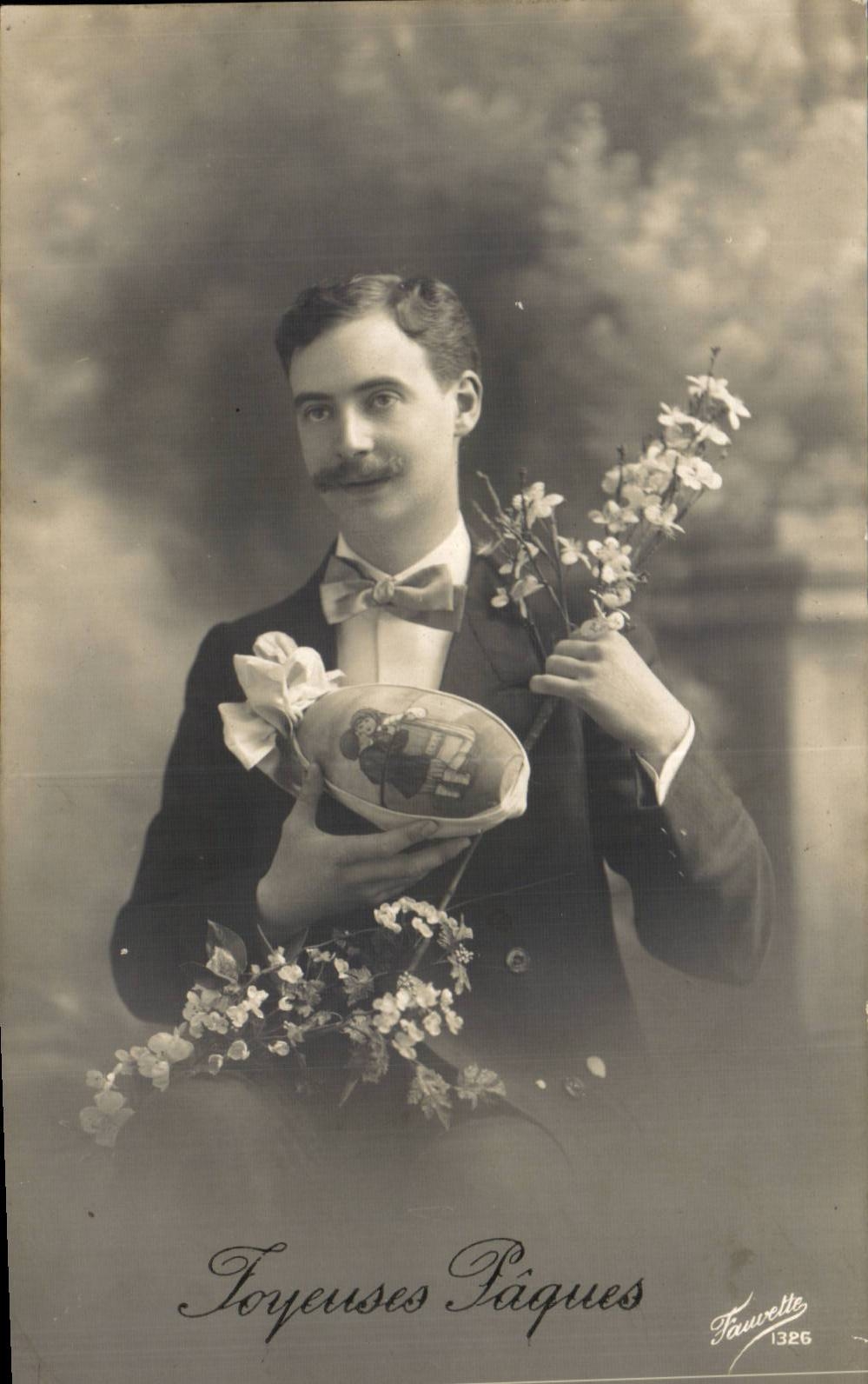 Frohlicher CPA Phantasie-Mann Ostern