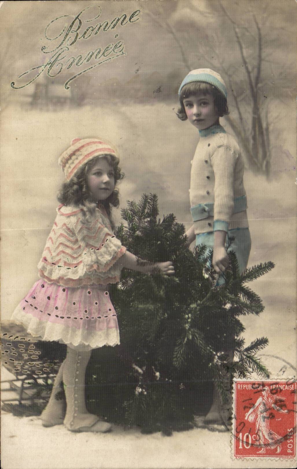 CPA Fantasy Children Happy New Year