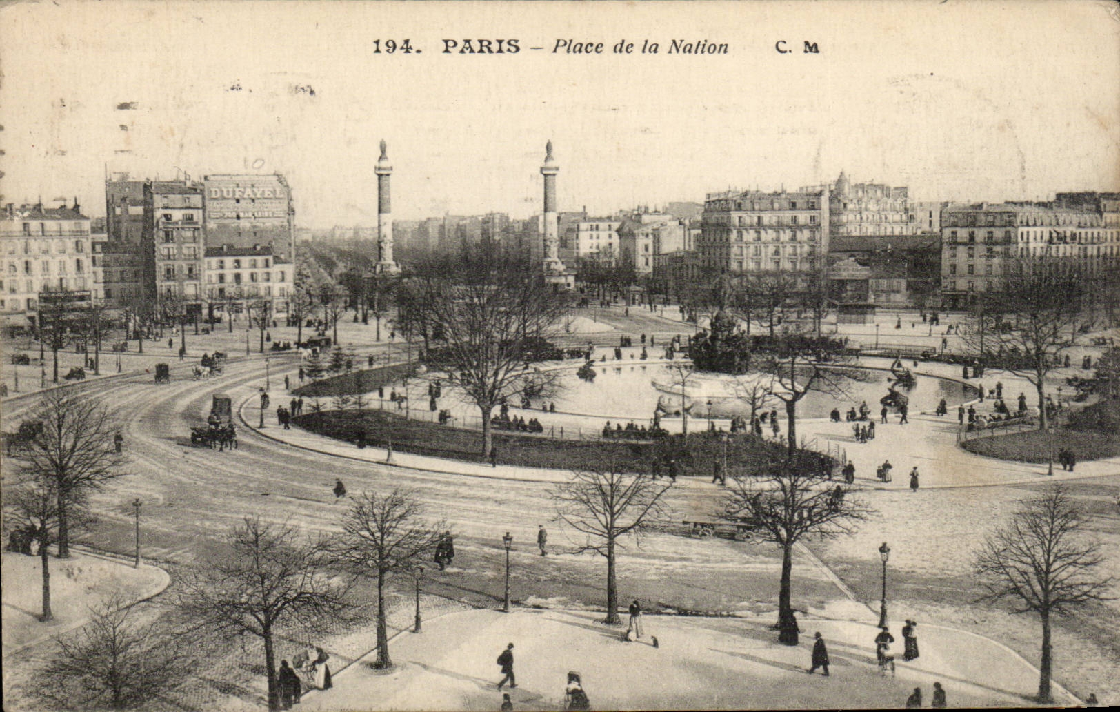 Paris CPA Place de la Nation