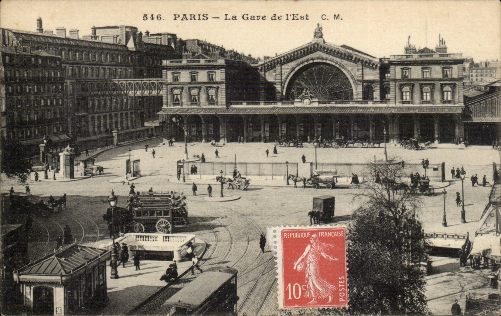 Paris CPA Gare Is