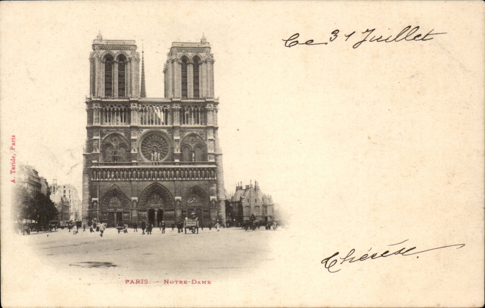 Paris CPA Notre DAme (cathedrale)