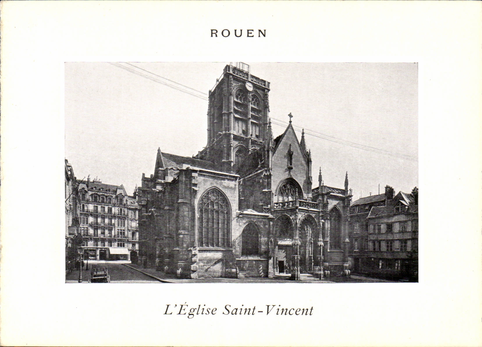 Rouen CPA the church Saint Vincent
