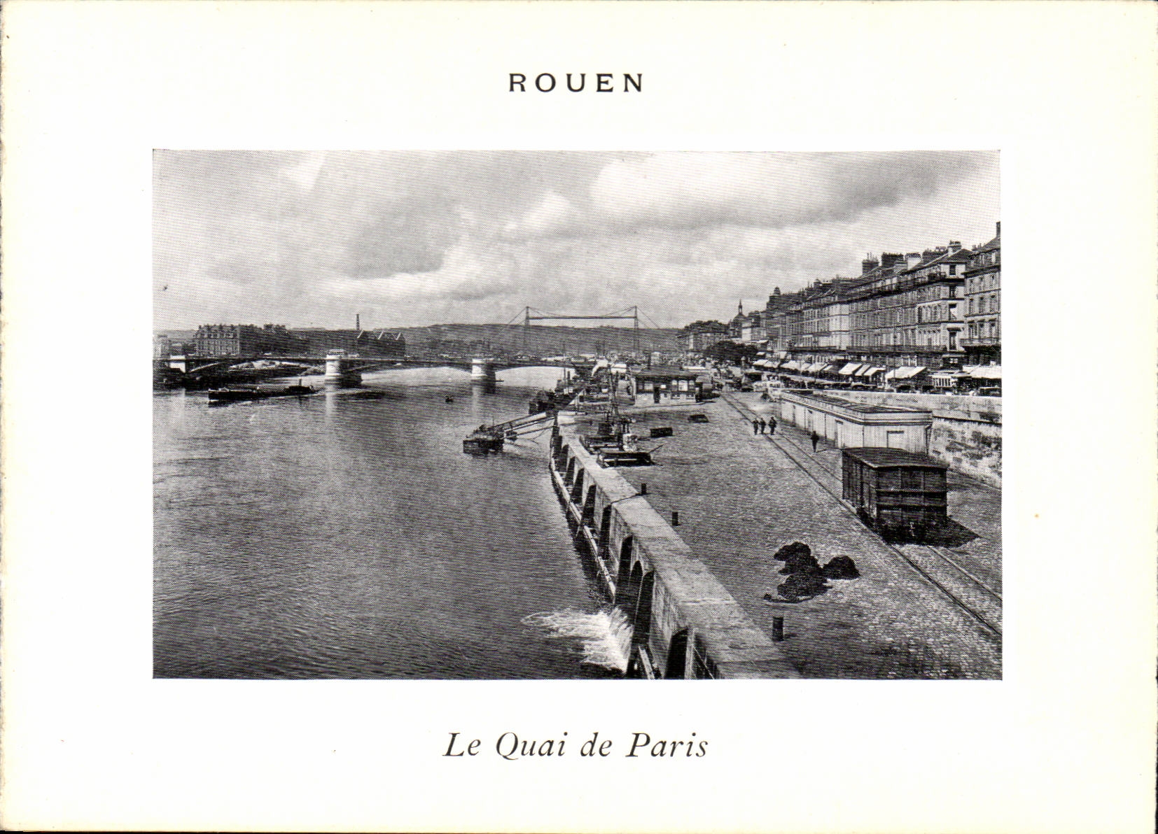 Rouen CPA the quay of Paris