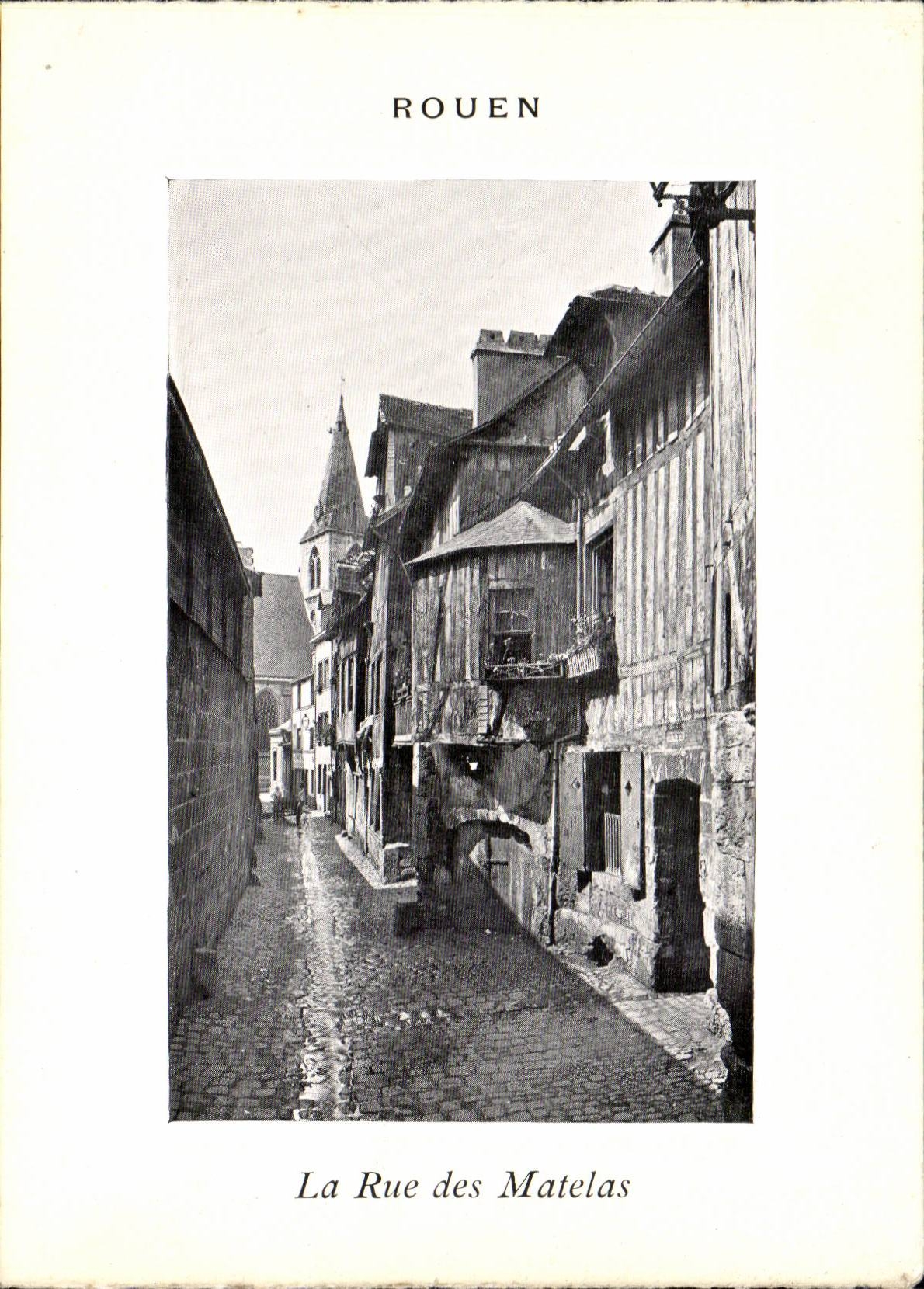 Rouen CPA the street of the Mattresses