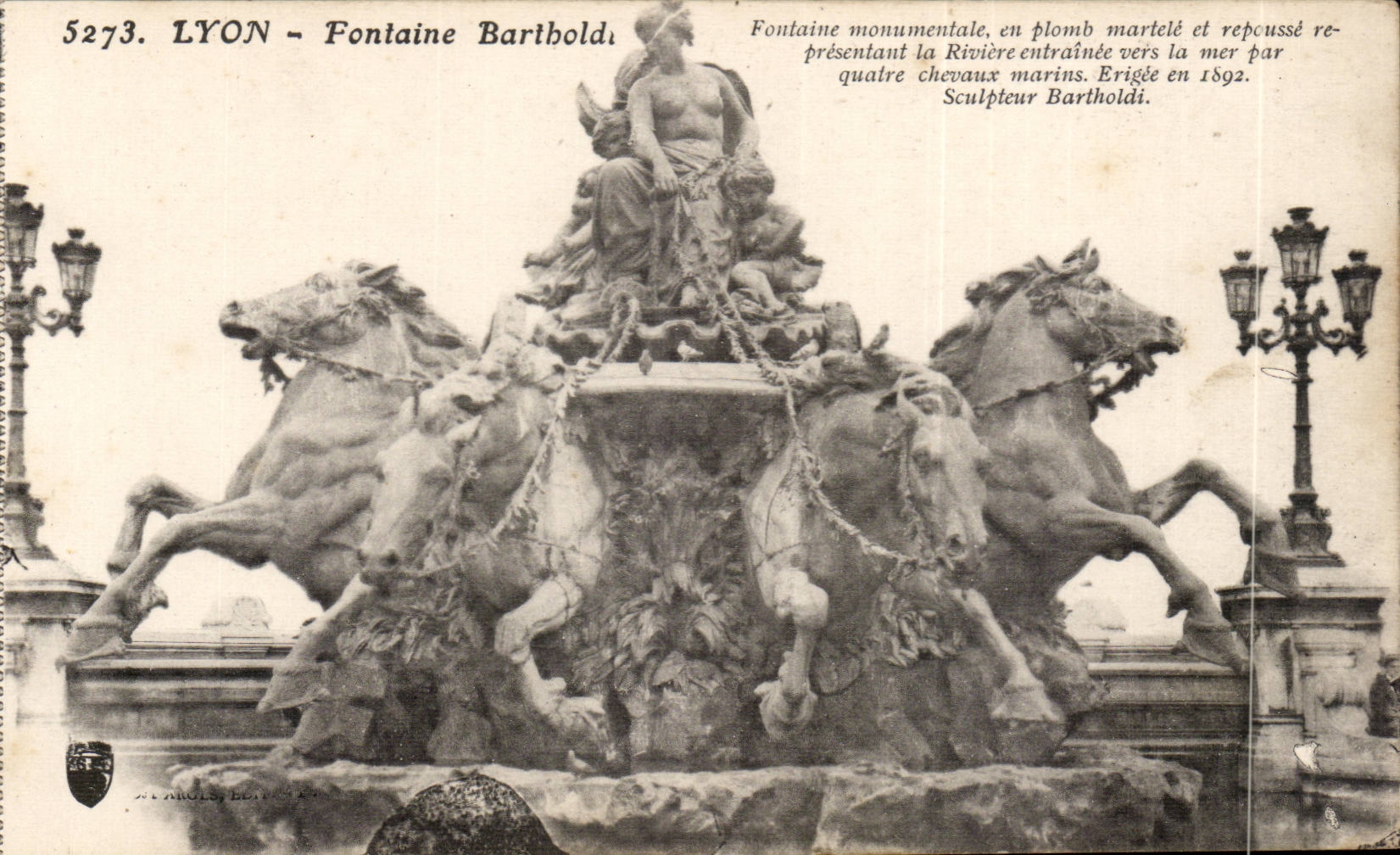 Lyon CPA Bartholdi Fountain
