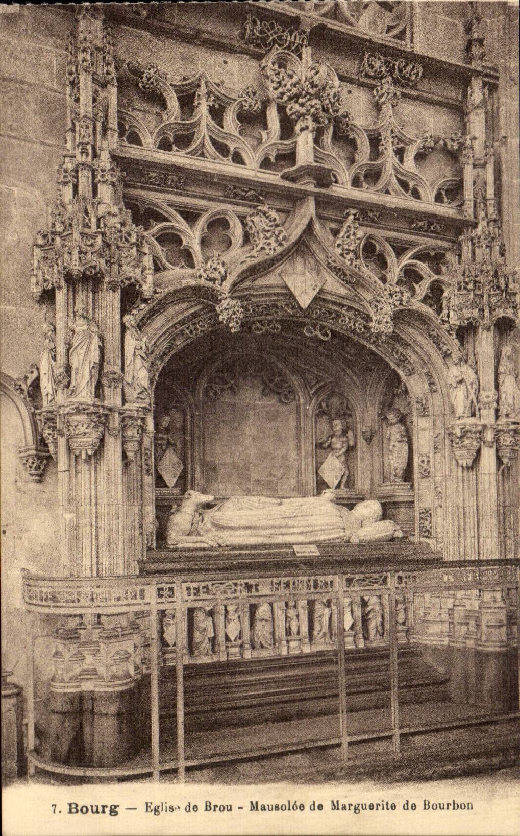 Borough CPA Mausoleum of Marguerite de Bourbon Church of Husks