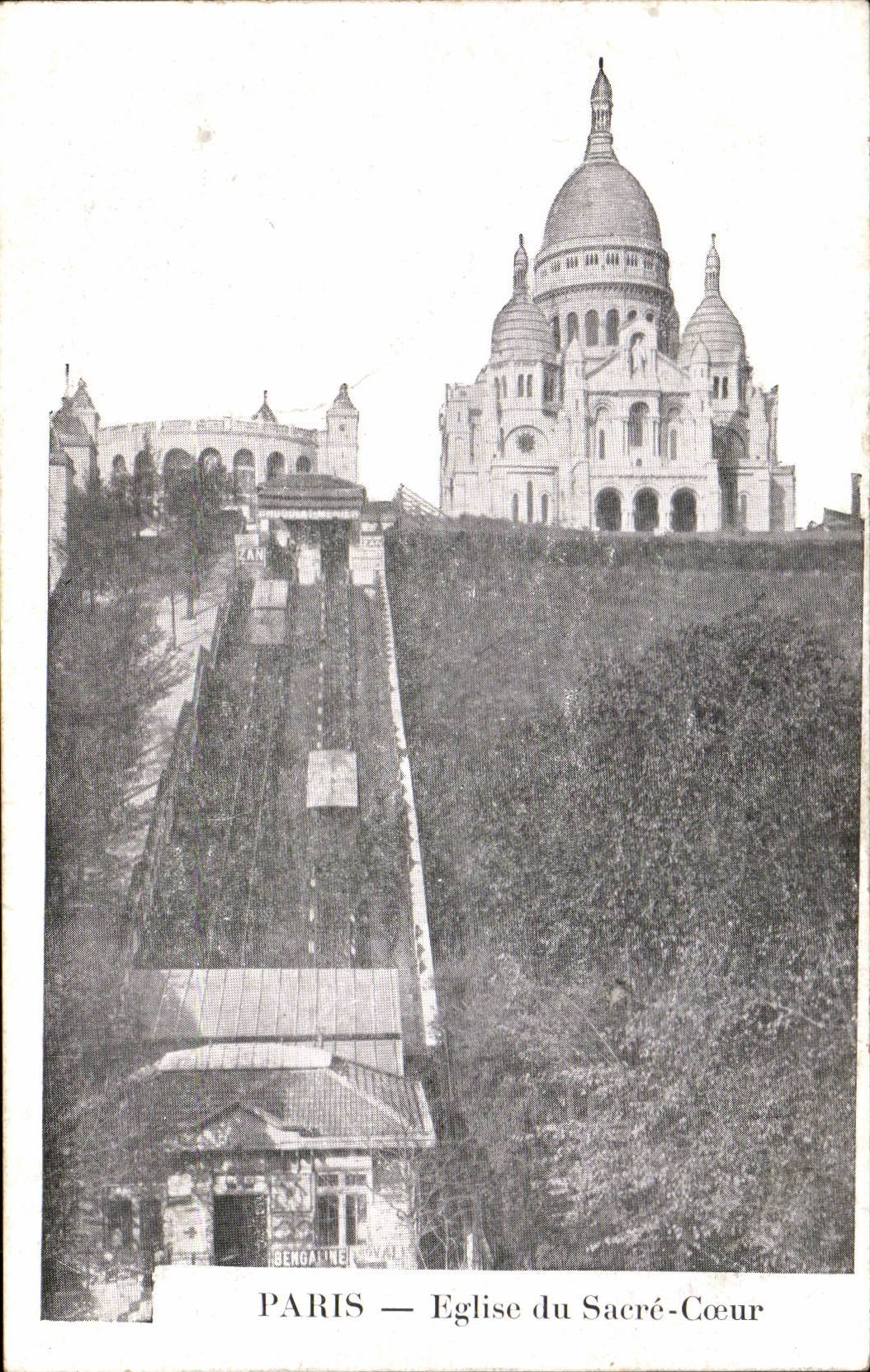 Paris CPA Eglise du Sacre Coeur (Montmatre)