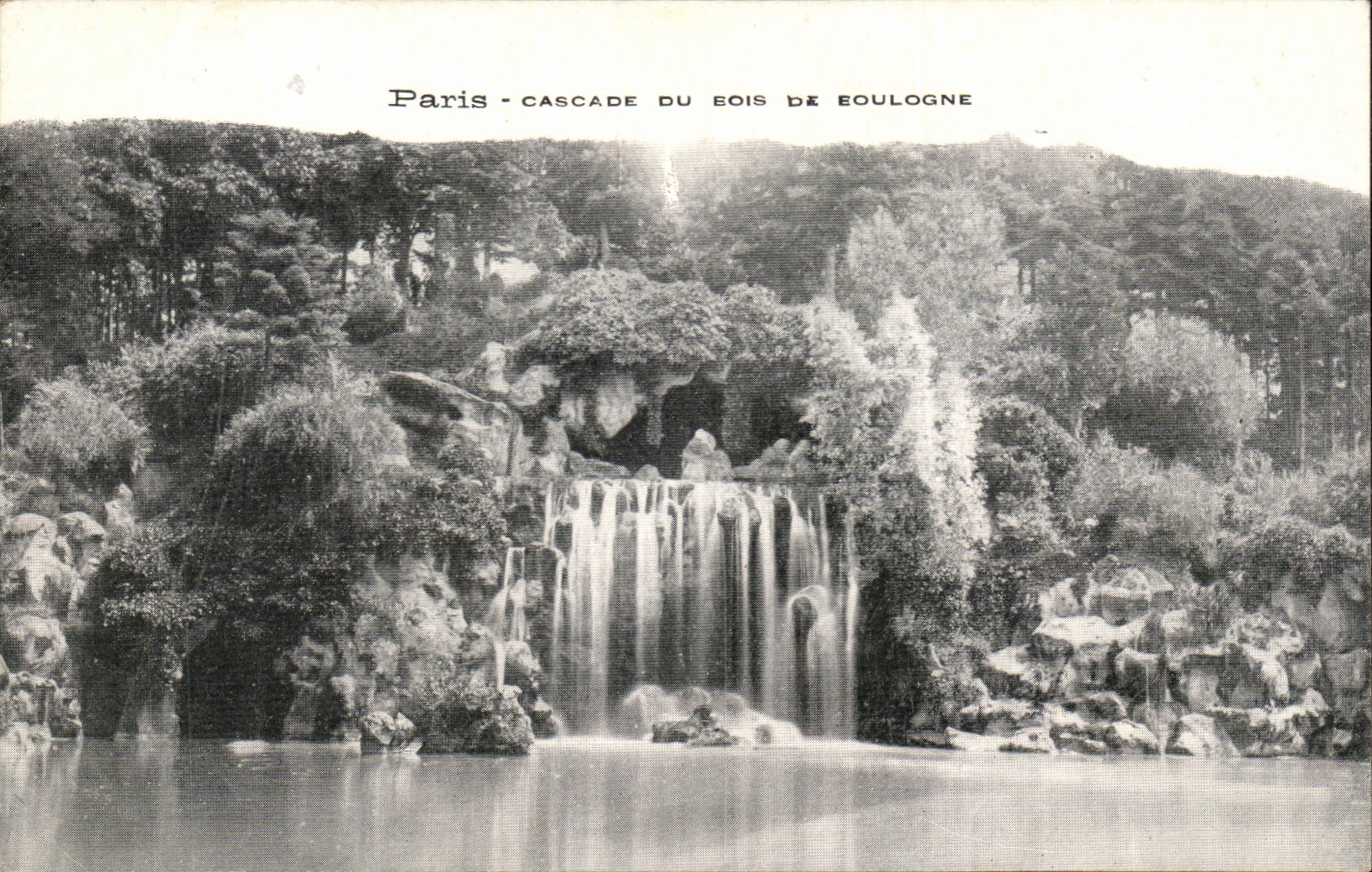 Paris CPA Cascade du bois de Boulogne