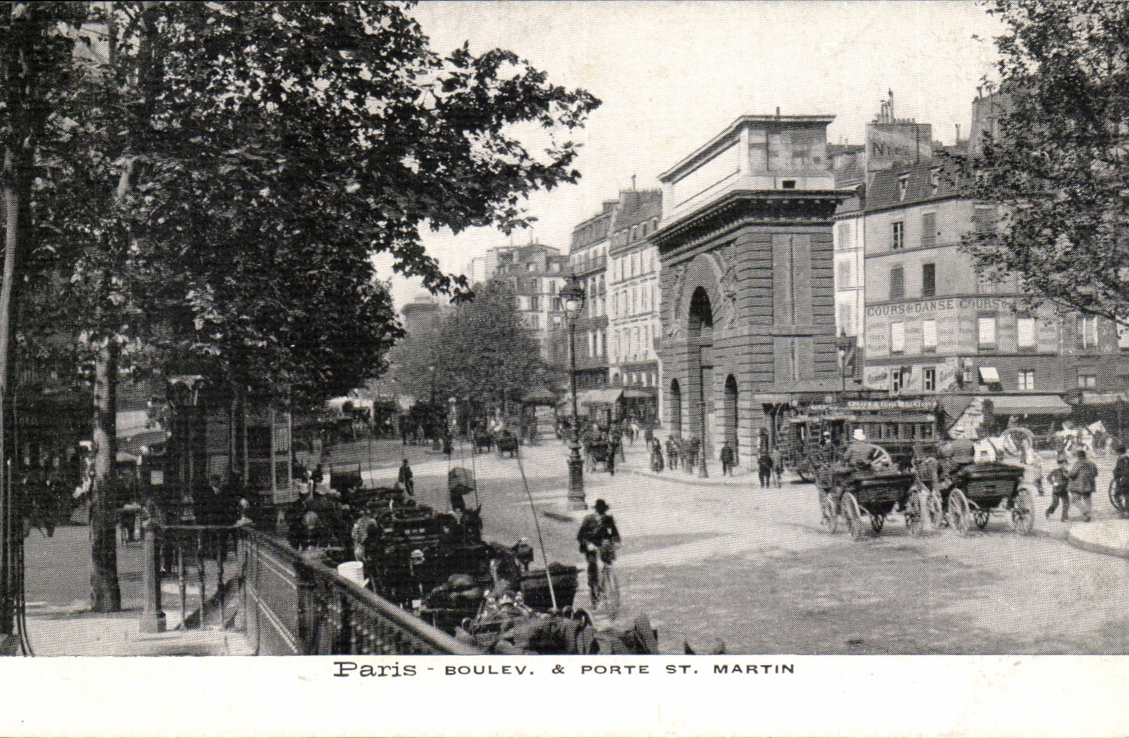 Paris CPA Boulevard and carries Saint Martin