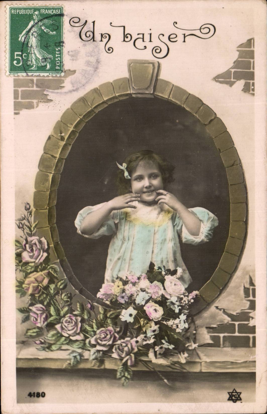 CPA Fantasy Child a kiss