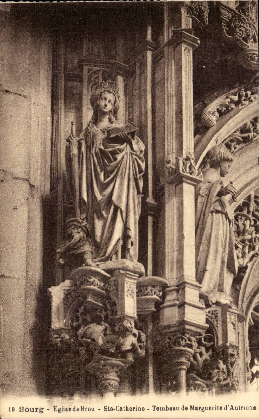 Borough CPA Church of Husks co Catherine Tombeau of Marguerite of Austria