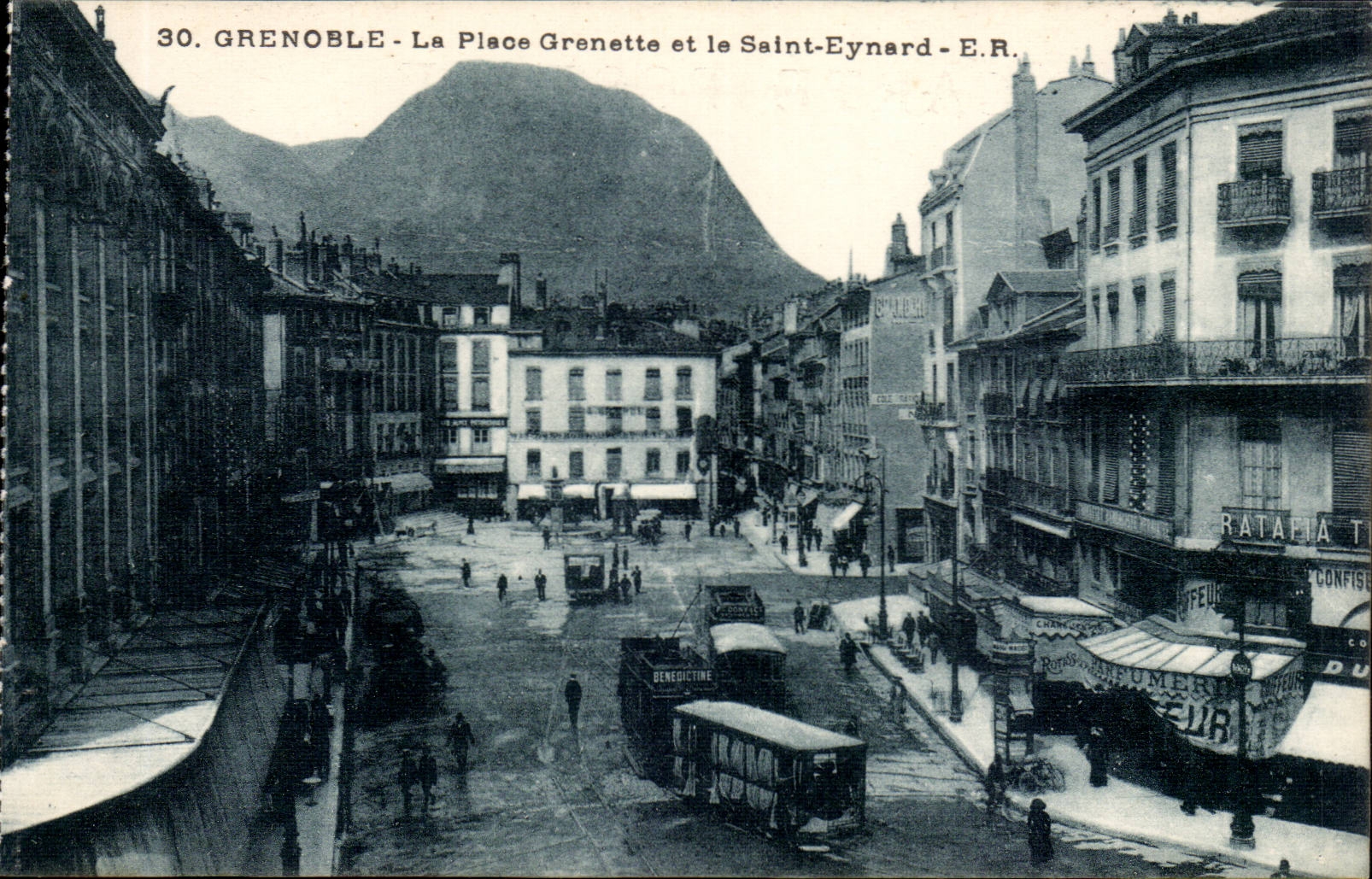 Grenoble CPA der Grenette Platz und Saint das Eynard