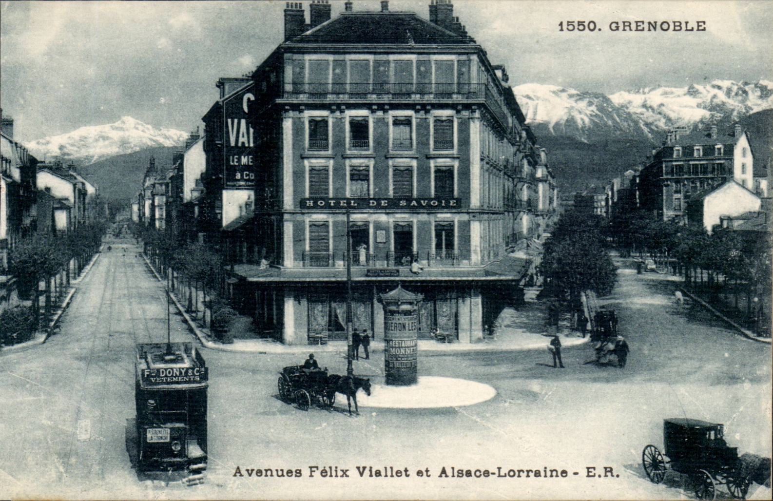 Grenoble CPA das auftrat Felix Viallet und Lothringen Elsass (Hotel des Wirsings)